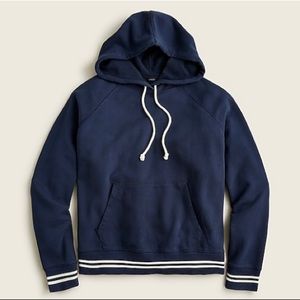 JCREW UNIVERSITY TERRY SWEATPANT & SWEATSHIRT HOODIE  MEDIUM NAVY